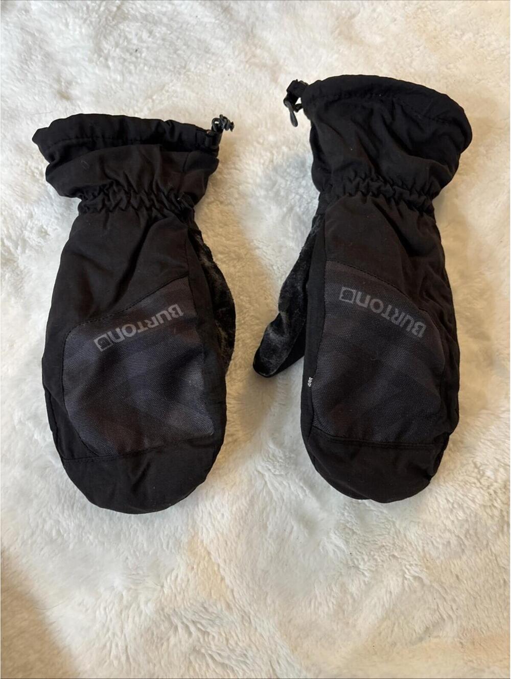 Burton Profile Mittens Black Waterproof Winter Snowboard/Ski Mitts Size